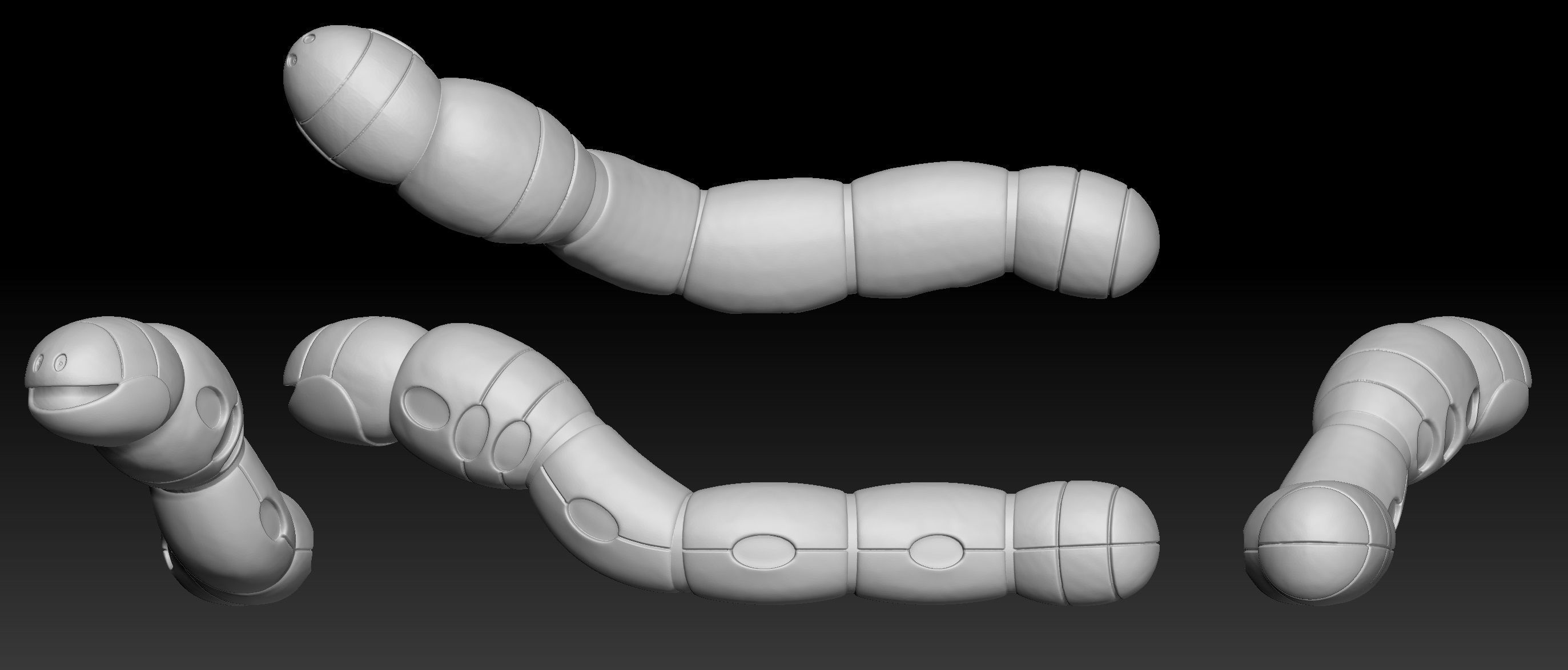 Pokemon Orthworm 3D print model_1