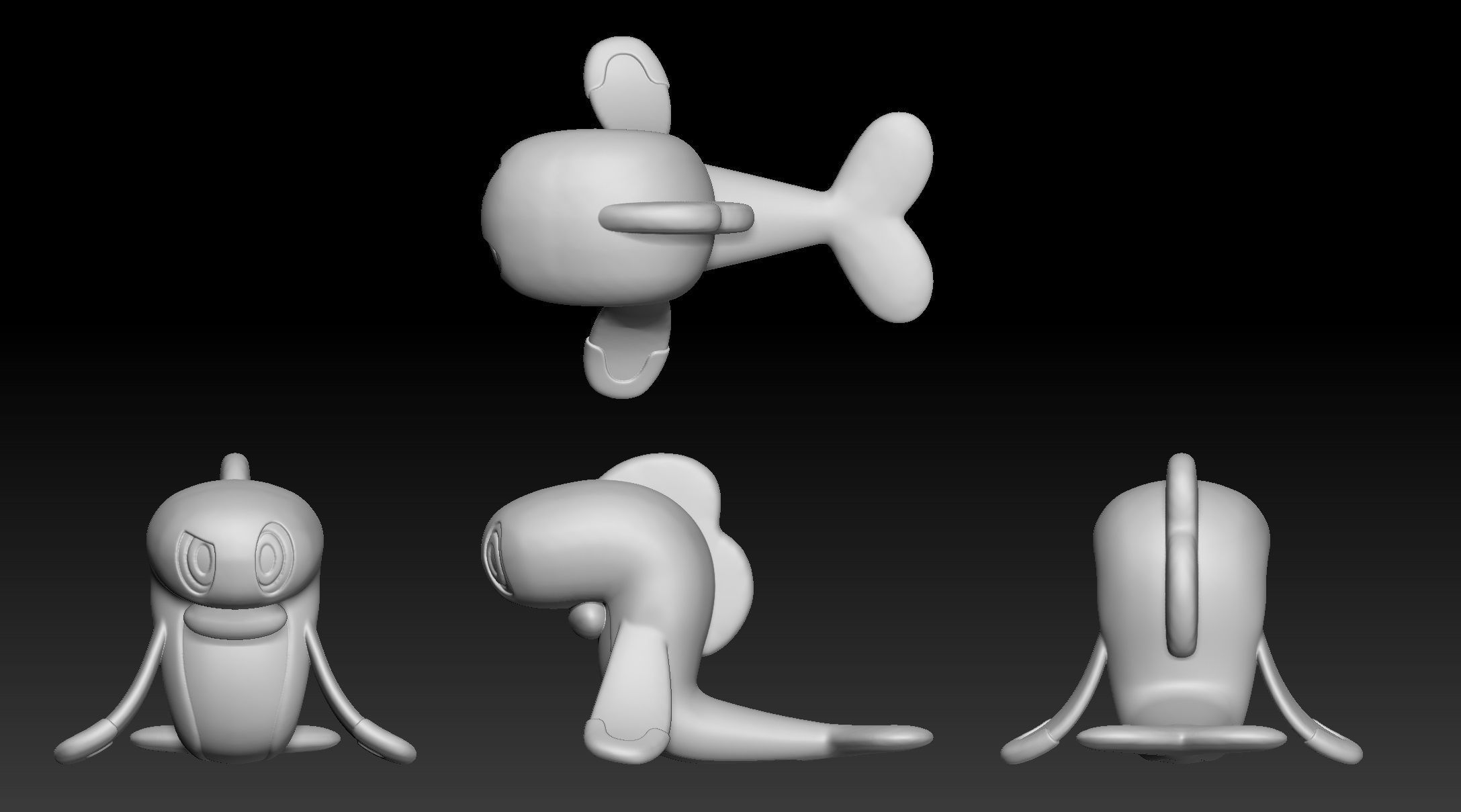 Pokemon Tatsugiri 3D print model_2