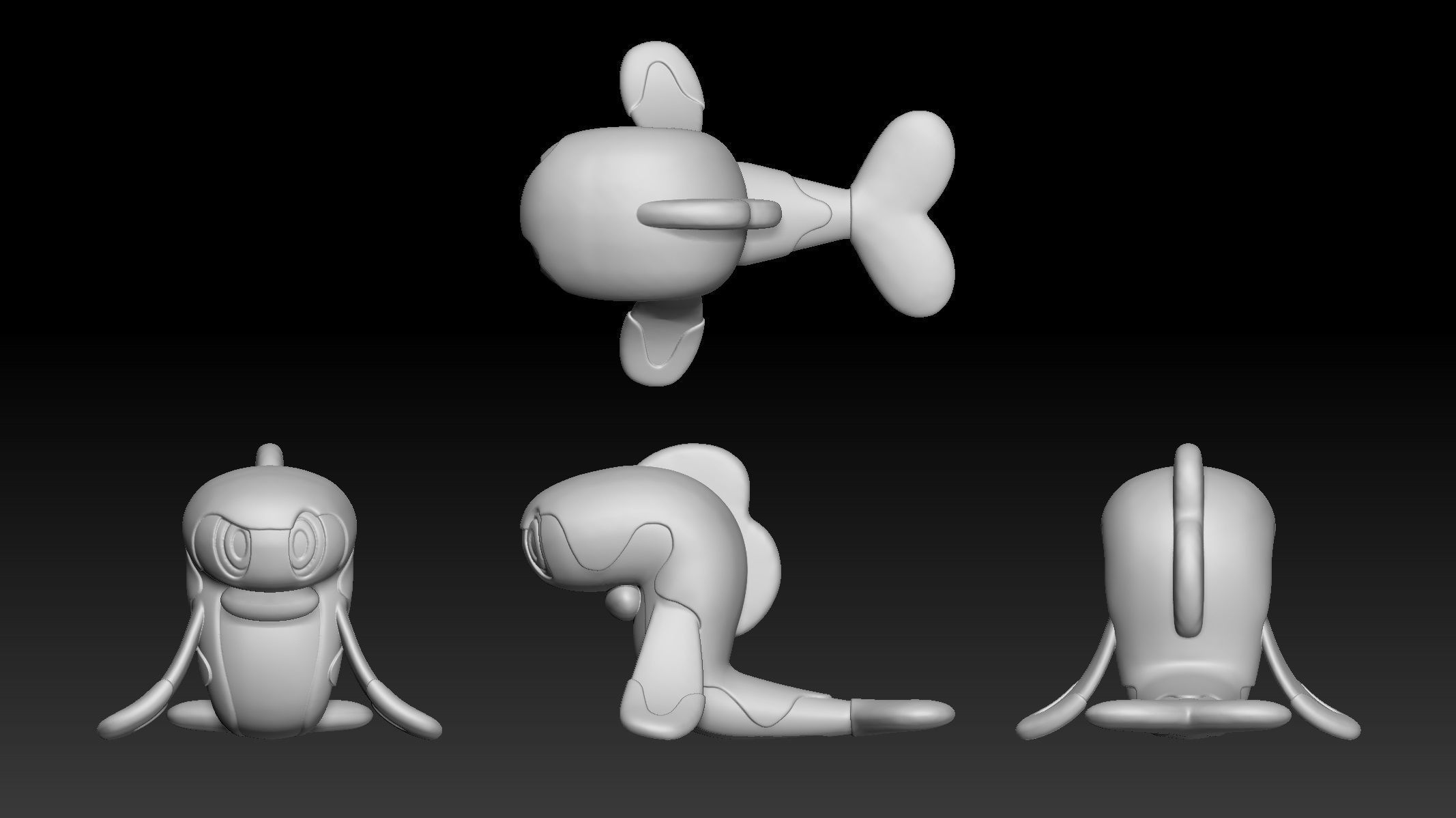 Pokemon Tatsugiri 3D print model_1