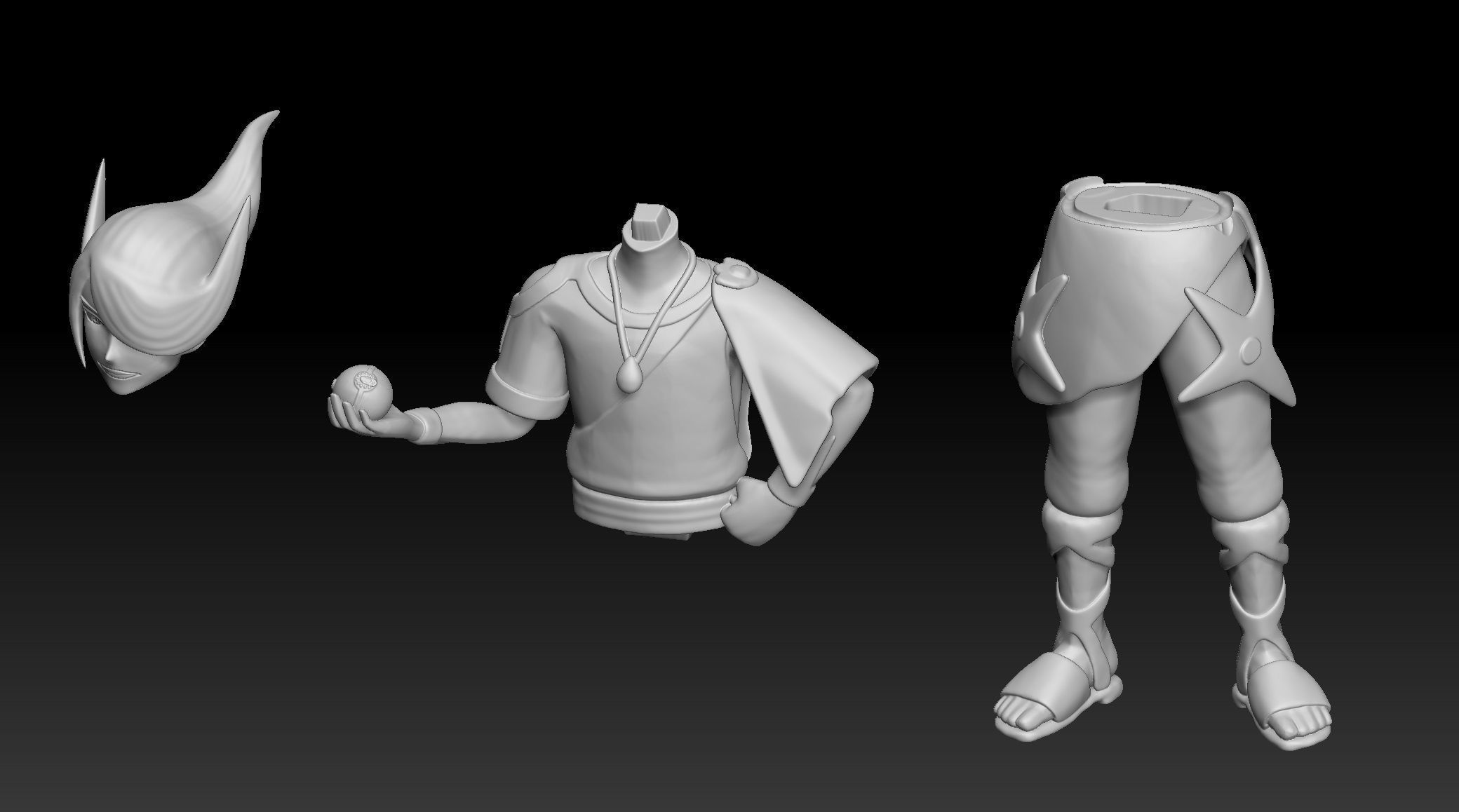 Pokemon Hisui Wielder Volo 3D print model_5