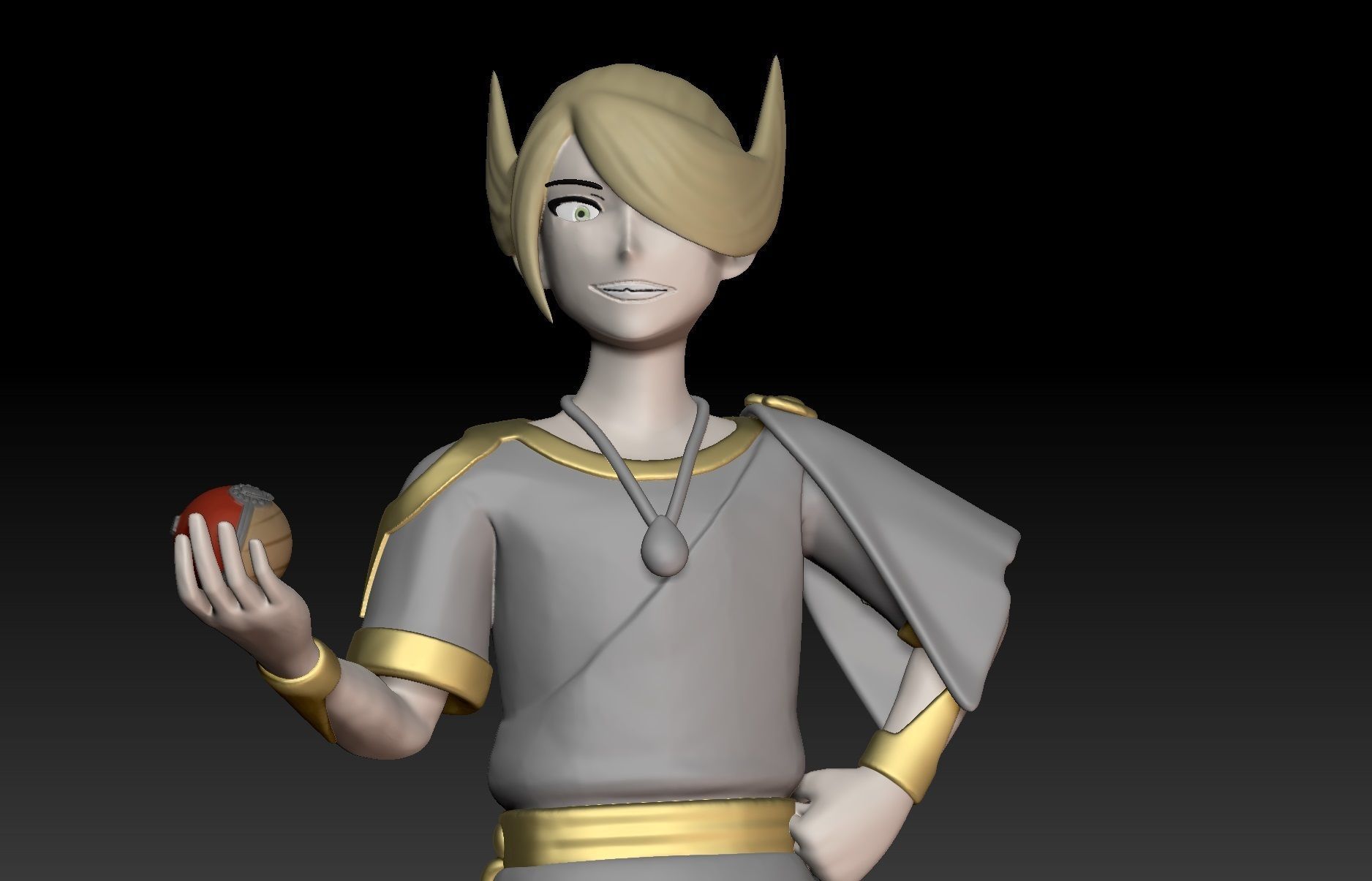Pokemon Hisui Wielder Volo 3D print model_2