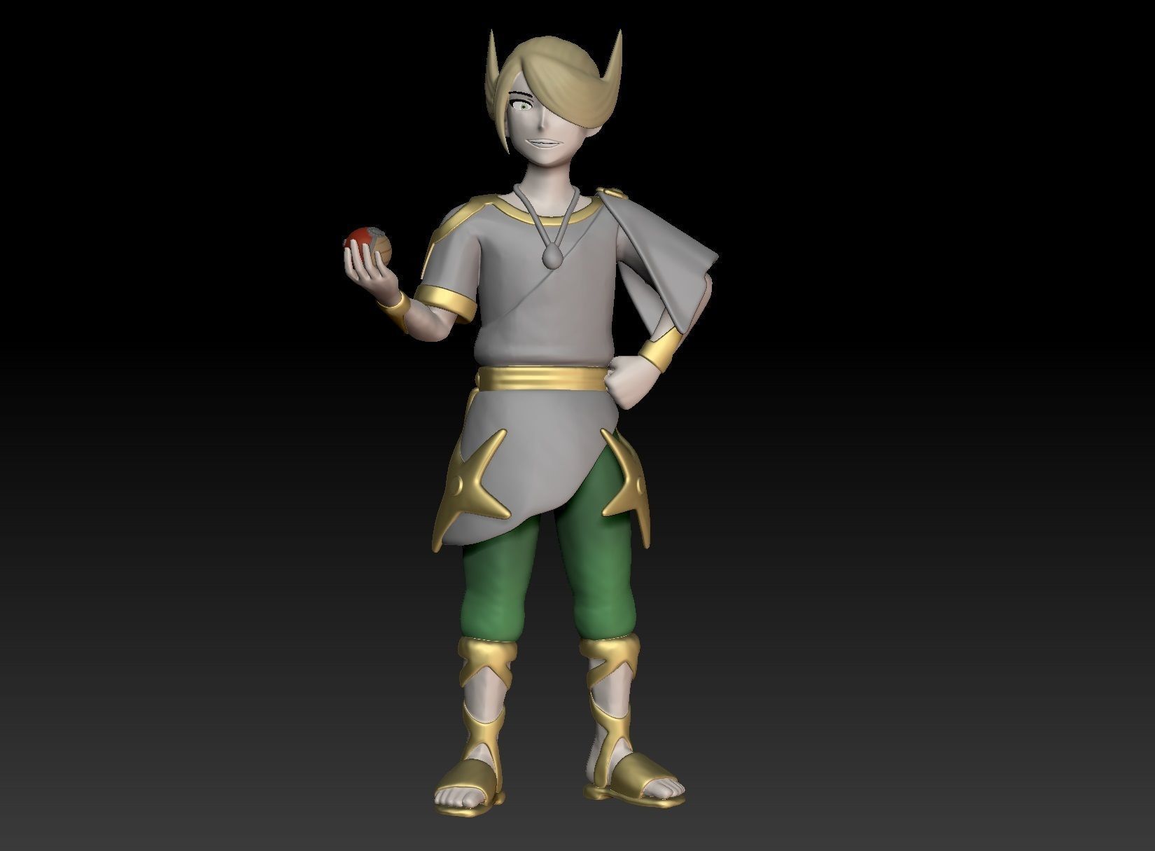 Pokemon Hisui Wielder Volo 3D print model_1