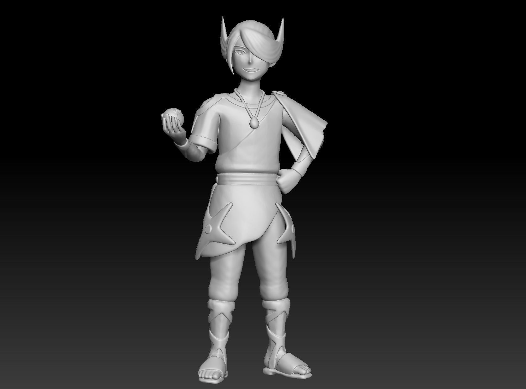 Pokemon Hisui Wielder Volo 3D print model_4