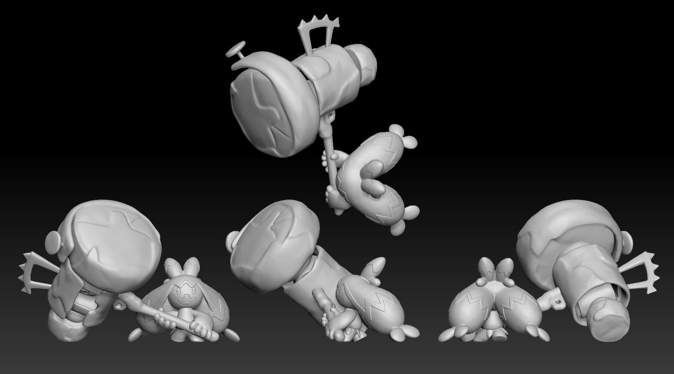 Pokemon Paldea Elite Four Poppy 3D print model_6