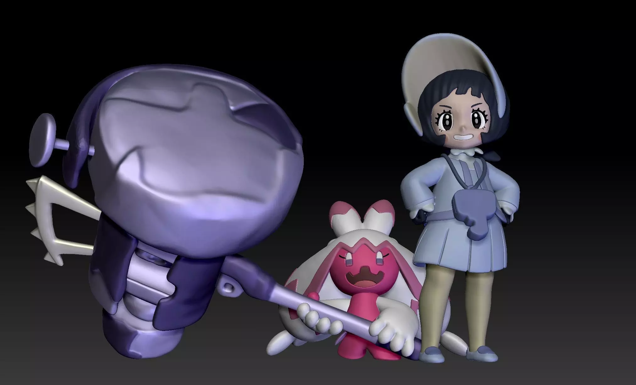 Pokemon Paldea Elite Four Poppy 3D print model_0