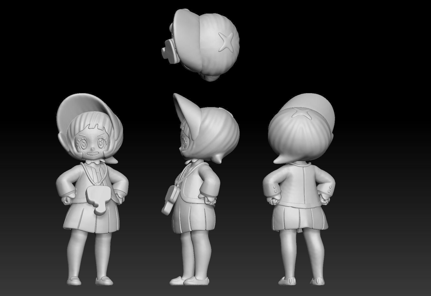 Pokemon Paldea Elite Four Poppy 3D print model_3