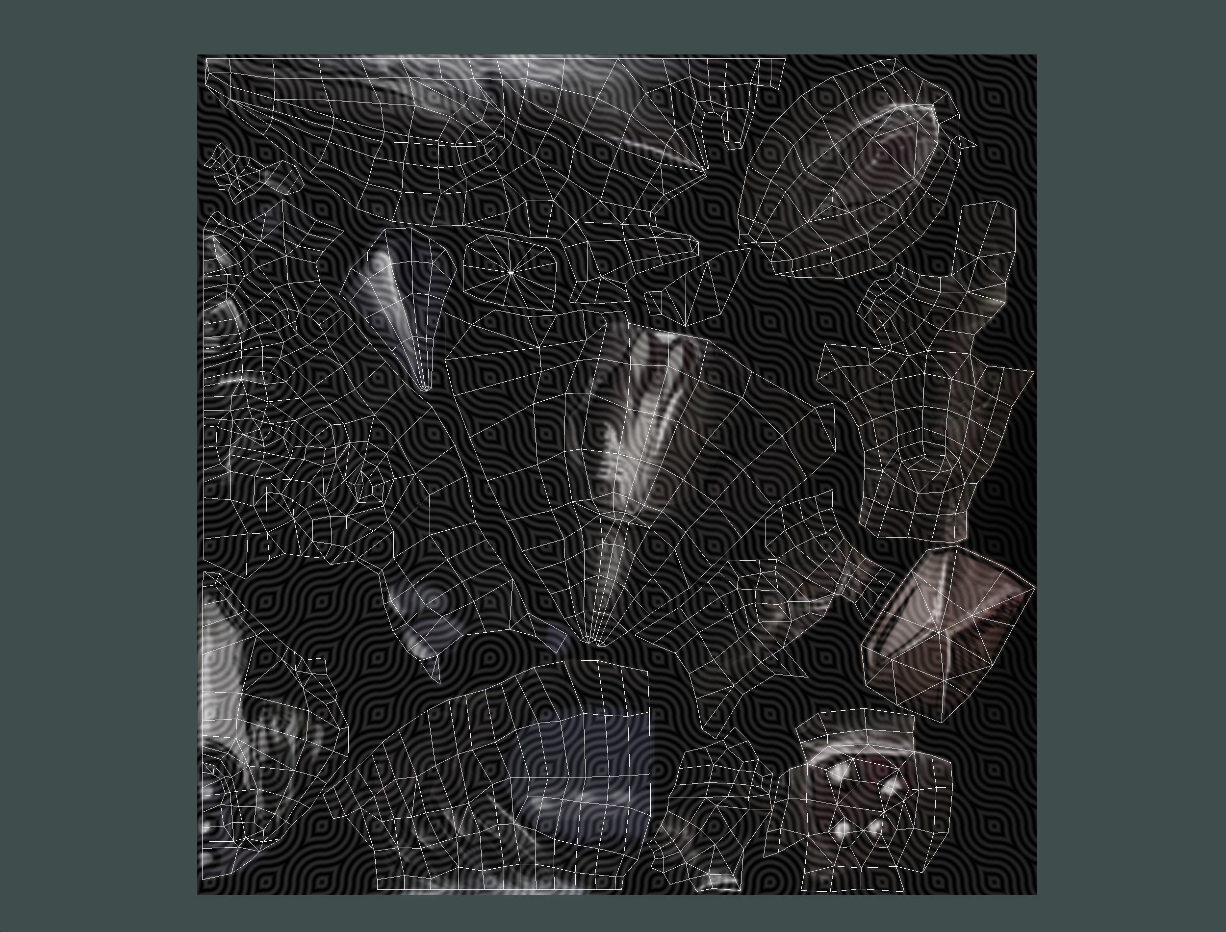 pink alien UFO mutant scorpion Low-poly 3D model_22