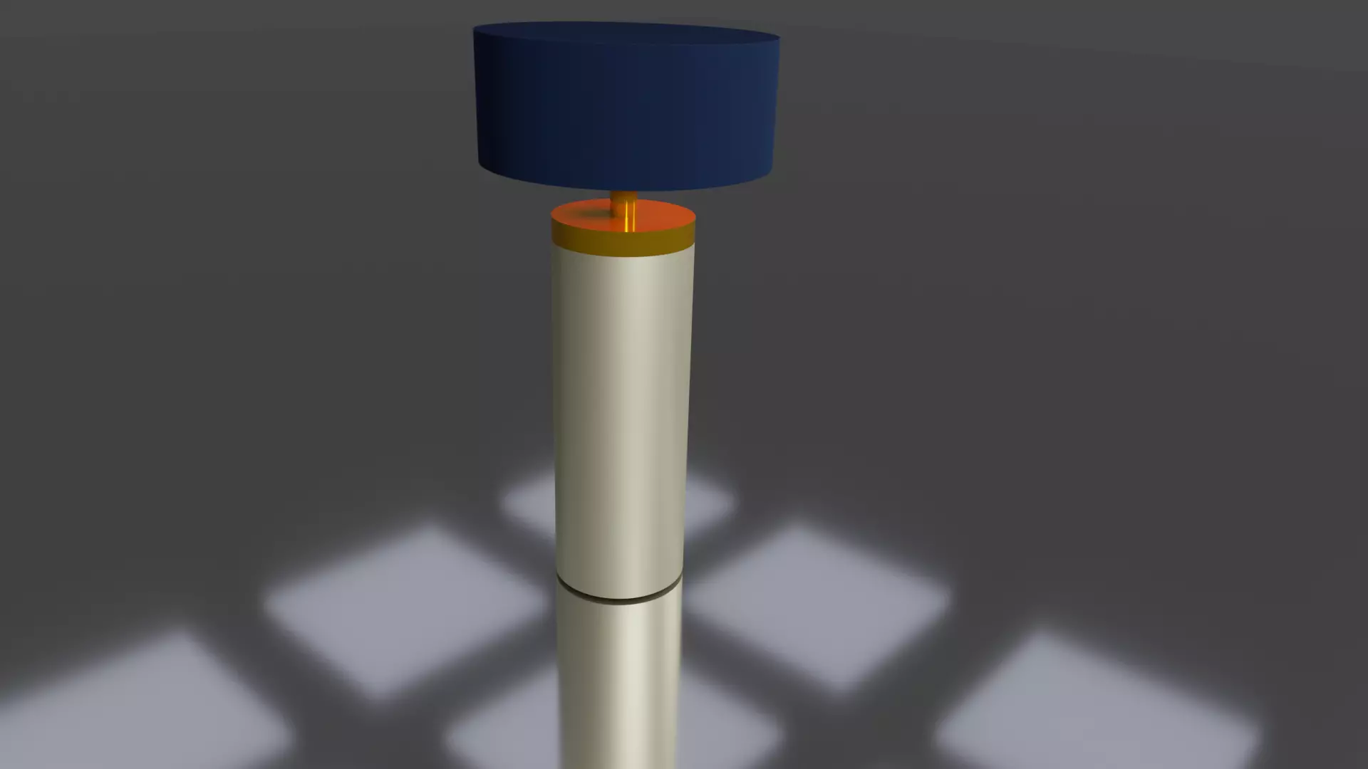 A LAMP MODEL orange 3D model