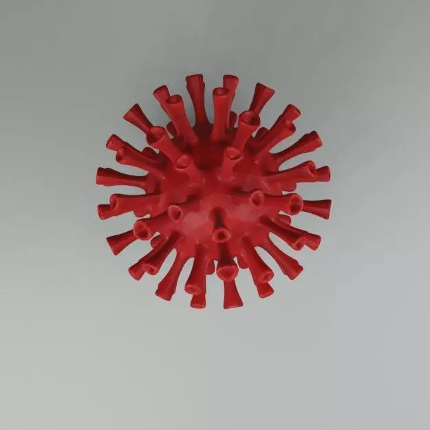 COVID 19 Free low-poly 3D model_0