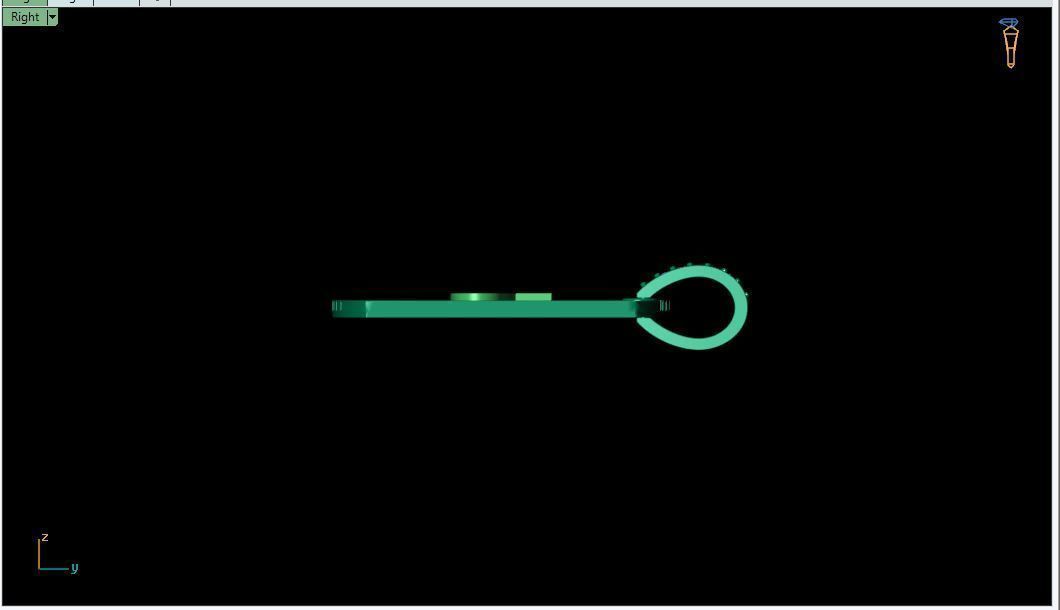 Latter S Pendent 3d Model 3D print model_2