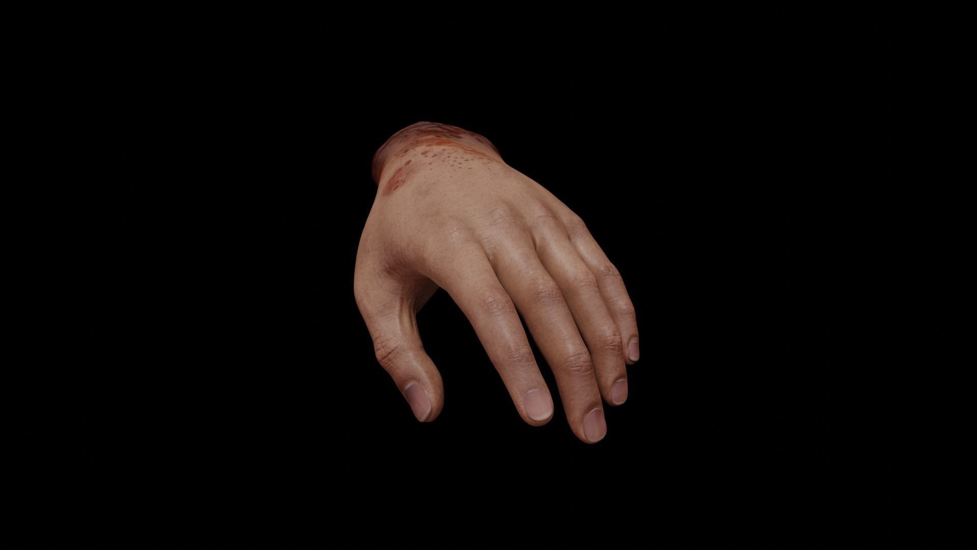Creepy body parts 3D Model Collection_9