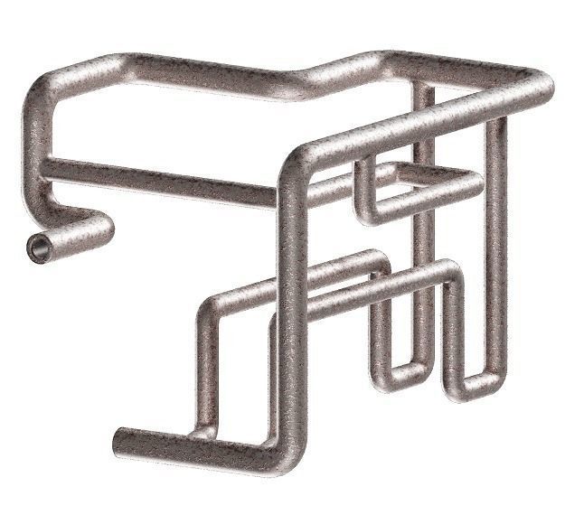 Rusty Steel Pipeline 3D model_3