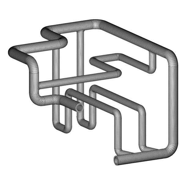 Rusty Steel Pipeline 3D model_6