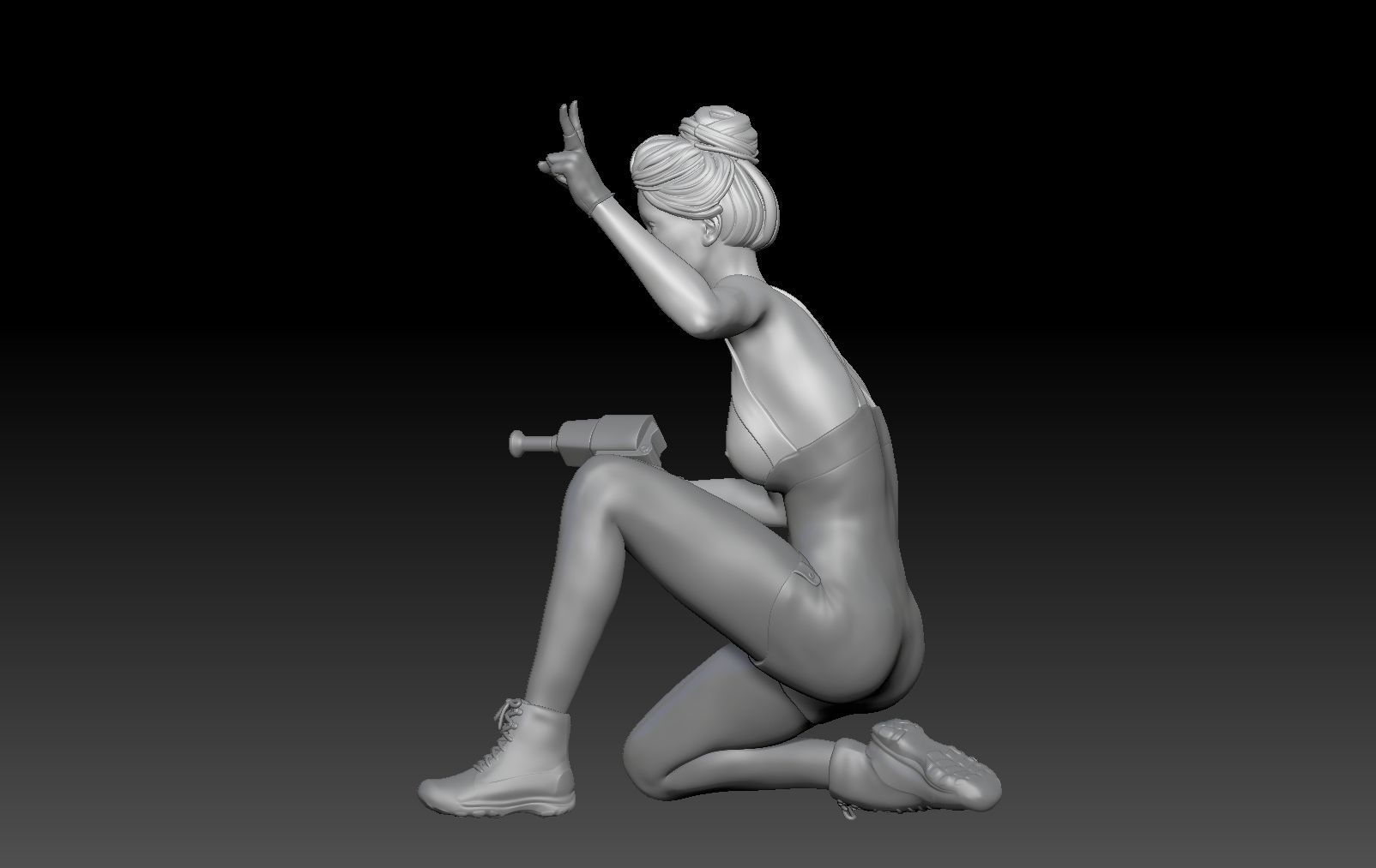 SEXY GIRL F1 PIT STOP 6 3D print model_2