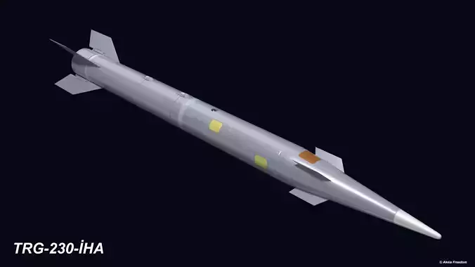 TRG-230 Family of guided missiles  3D model