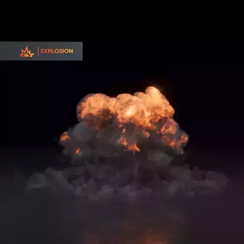 High Resolution 3D Explosion 3D model
