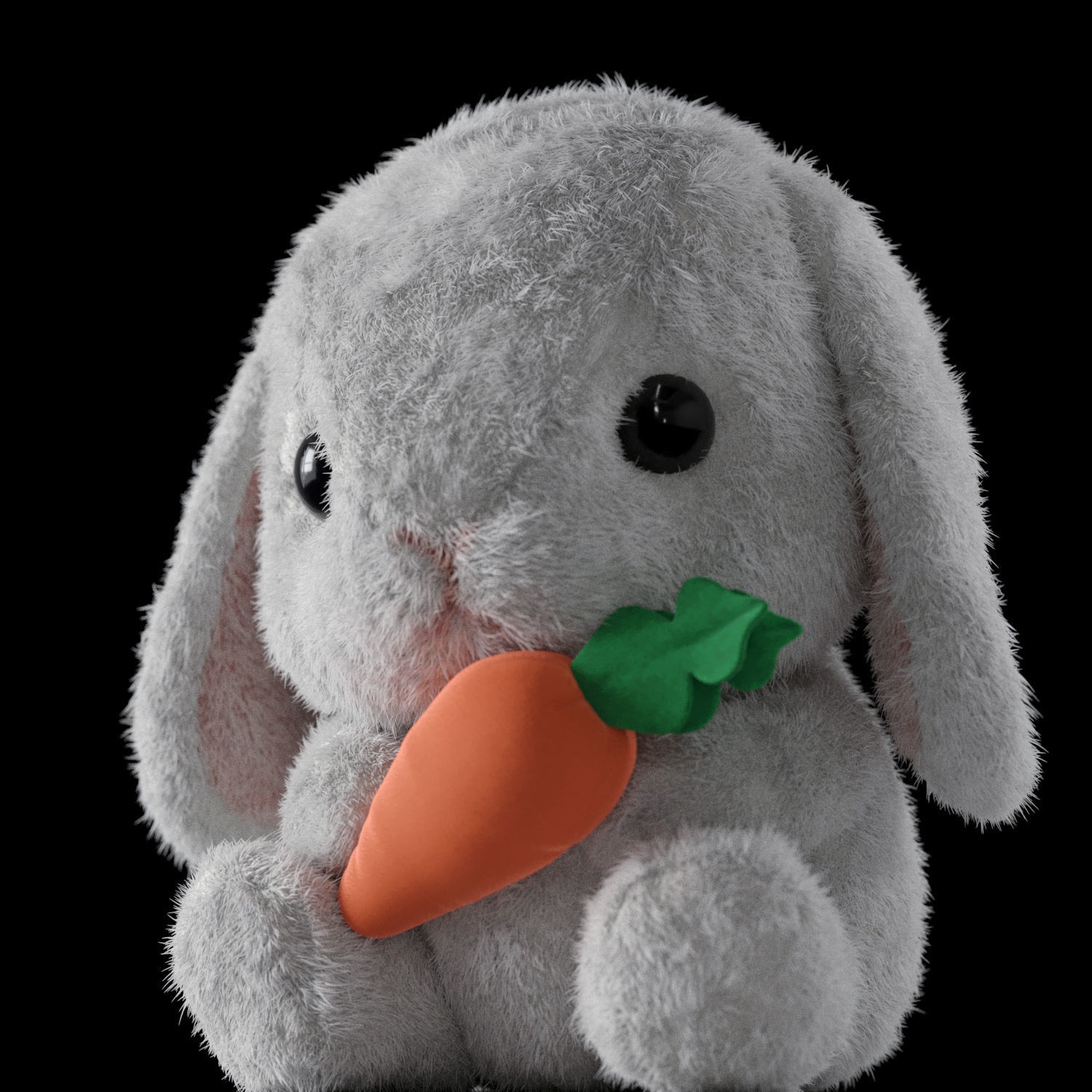 Toy rabbit 3D model_2