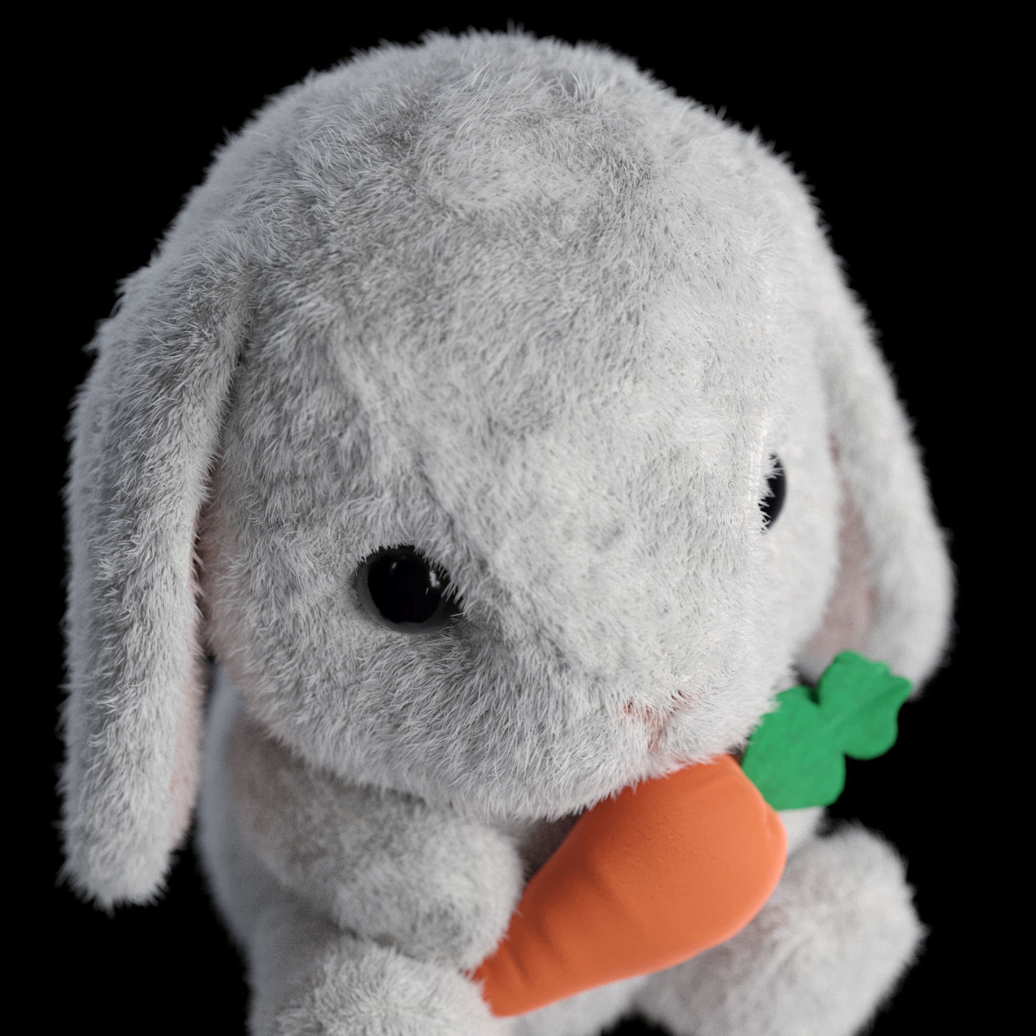 Toy rabbit 3D model_3