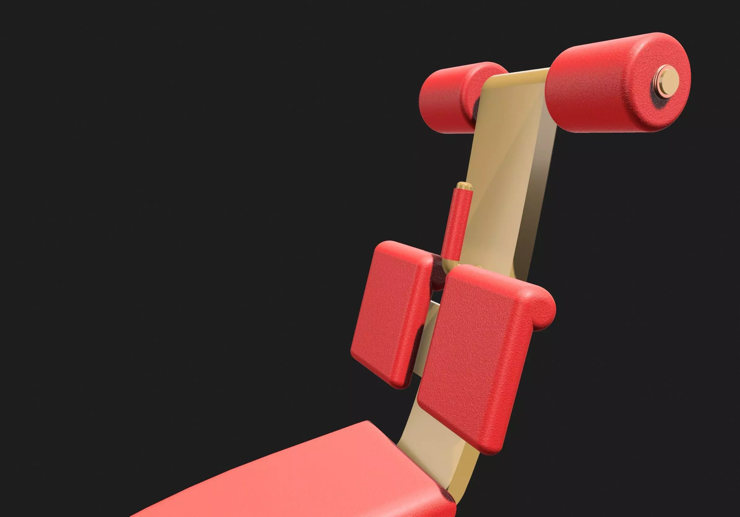 Abs gym bench stl 3D model_0