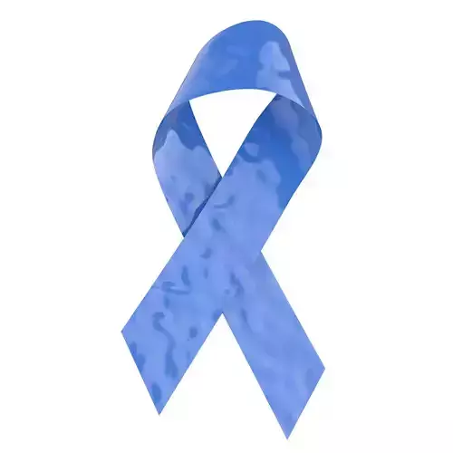 Blue Ribbon Awareness Symbol