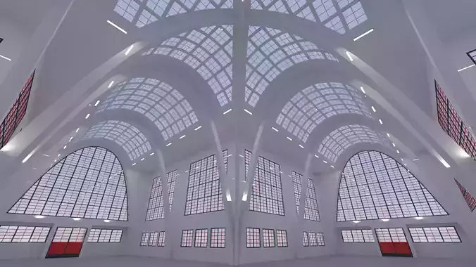 Industrial exhibition building