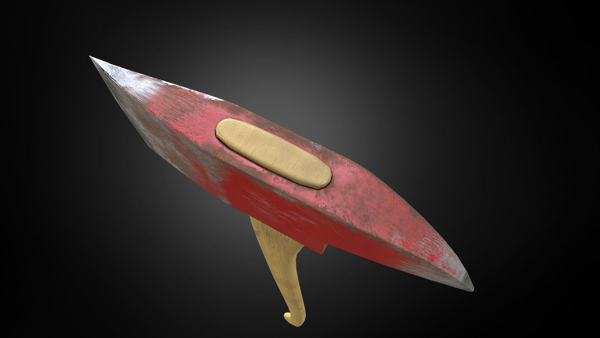 Fireman Axe 3D Low Poly Model Low-poly 3D model_13
