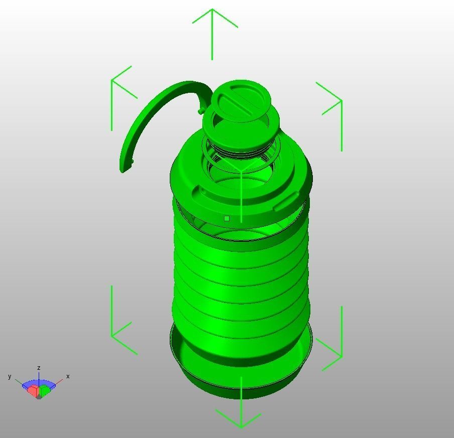 Collapsible Water Dispenser 6 Liter 3D print model_54