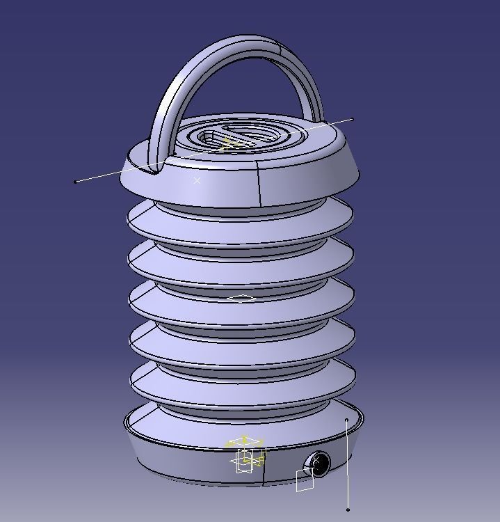 Collapsible Water Dispenser 6 Liter 3D print model_13