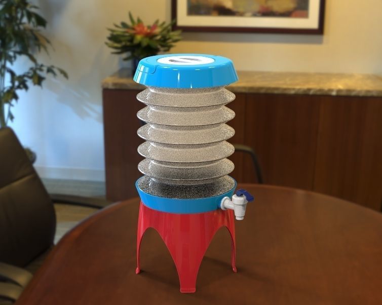 Collapsible Water Dispenser 6 Liter 3D print model_17
