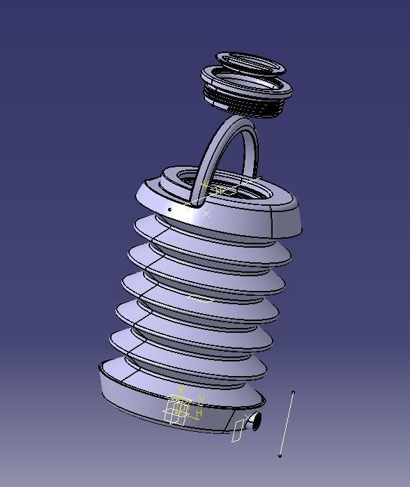 Collapsible Water Dispenser 6 Liter 3D print model_15