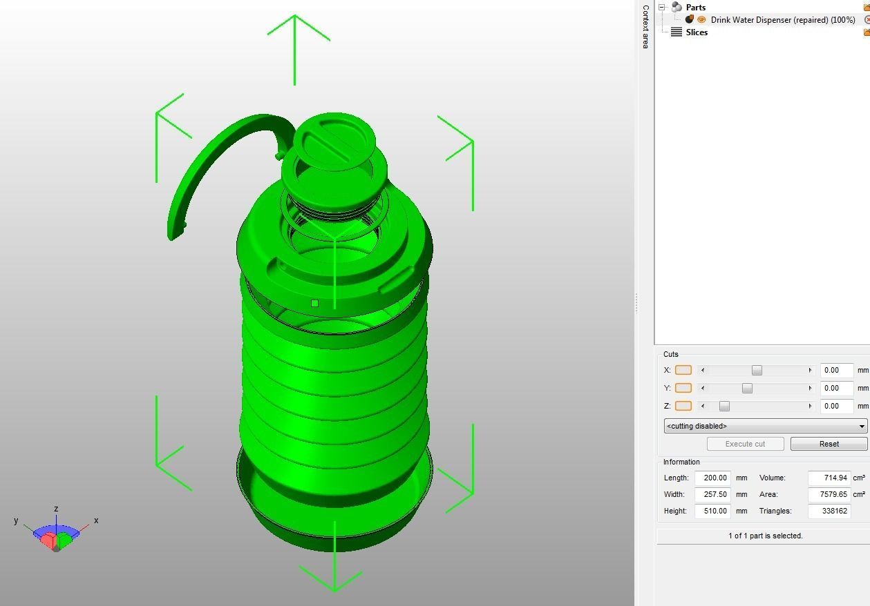 Collapsible Water Dispenser 6 Liter 3D print model_26
