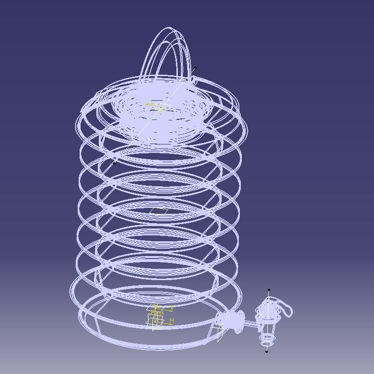 Collapsible Water Dispenser 6 Liter 3D print model_12