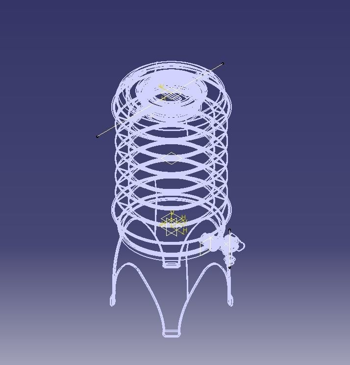 Collapsible Water Dispenser 6 Liter 3D print model_18