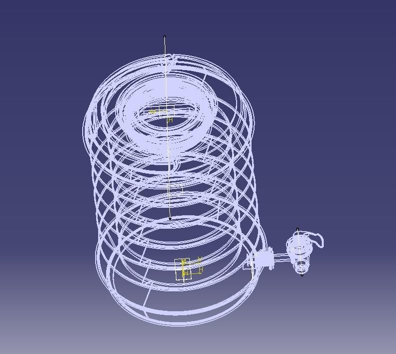 Collapsible Water Dispenser 6 Liter 3D print model_8