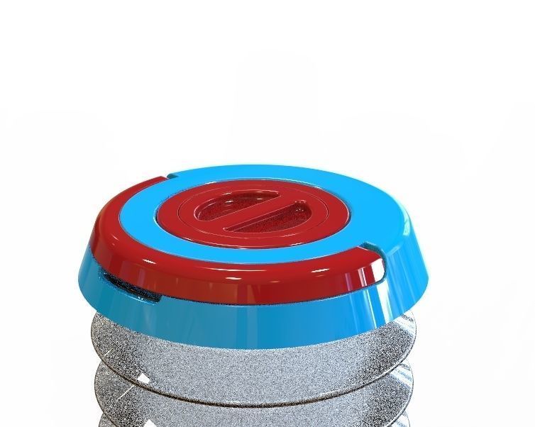 Collapsible Water Dispenser 6 Liter 3D print model_36