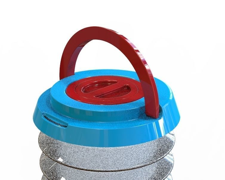 Collapsible Water Dispenser 6 Liter 3D print model_37