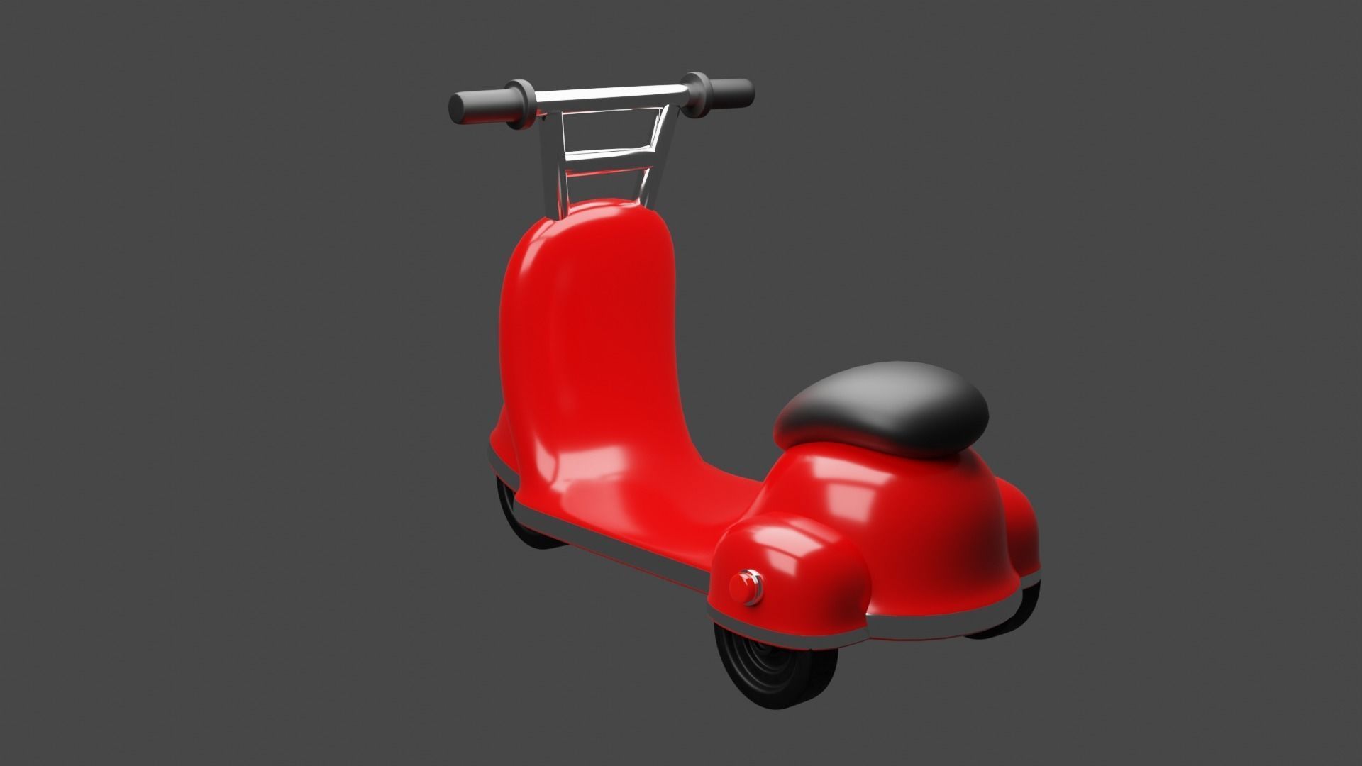 scooter toy 3D model_1