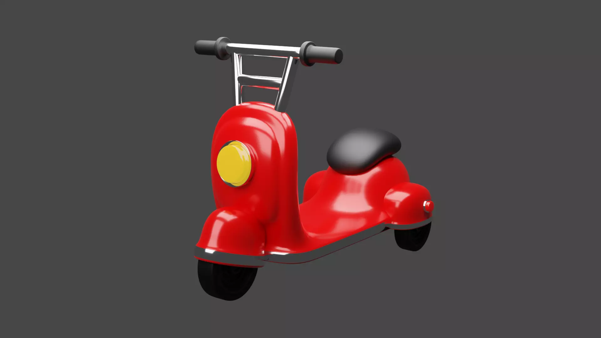 scooter toy 3D model_0