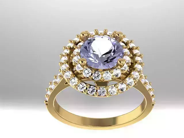 Anillo de compromiso RING 3D PRINT MODEL 3D print model