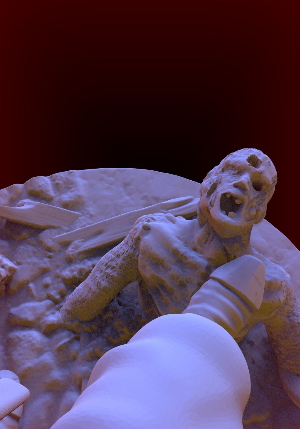 Witchhunter captain and Flaggelants 3D print model_10