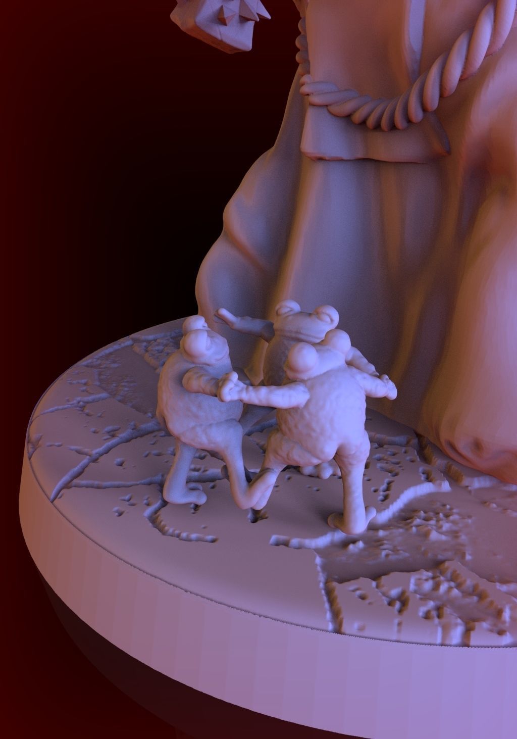 Witchhunter captain and Flaggelants 3D print model_5