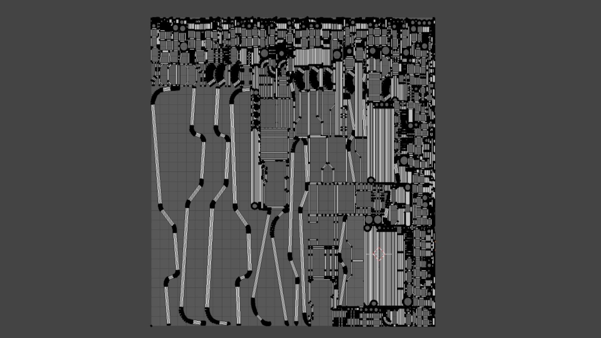 Sci-Fi Corridor pack1 3D model_7