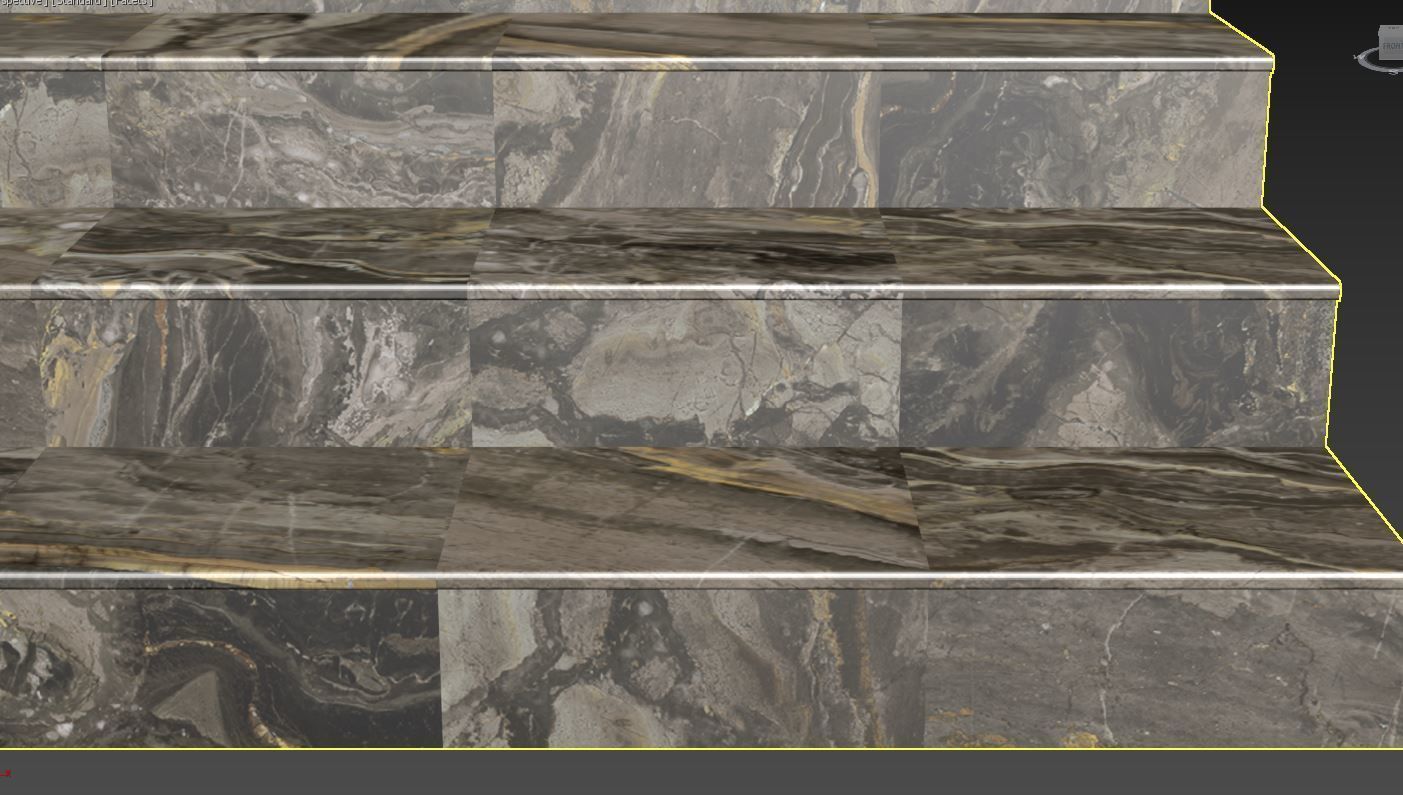 Stairs railing 3D model_25