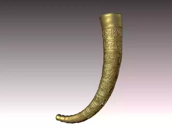 Golden horns of Gallehus  3D Print Model