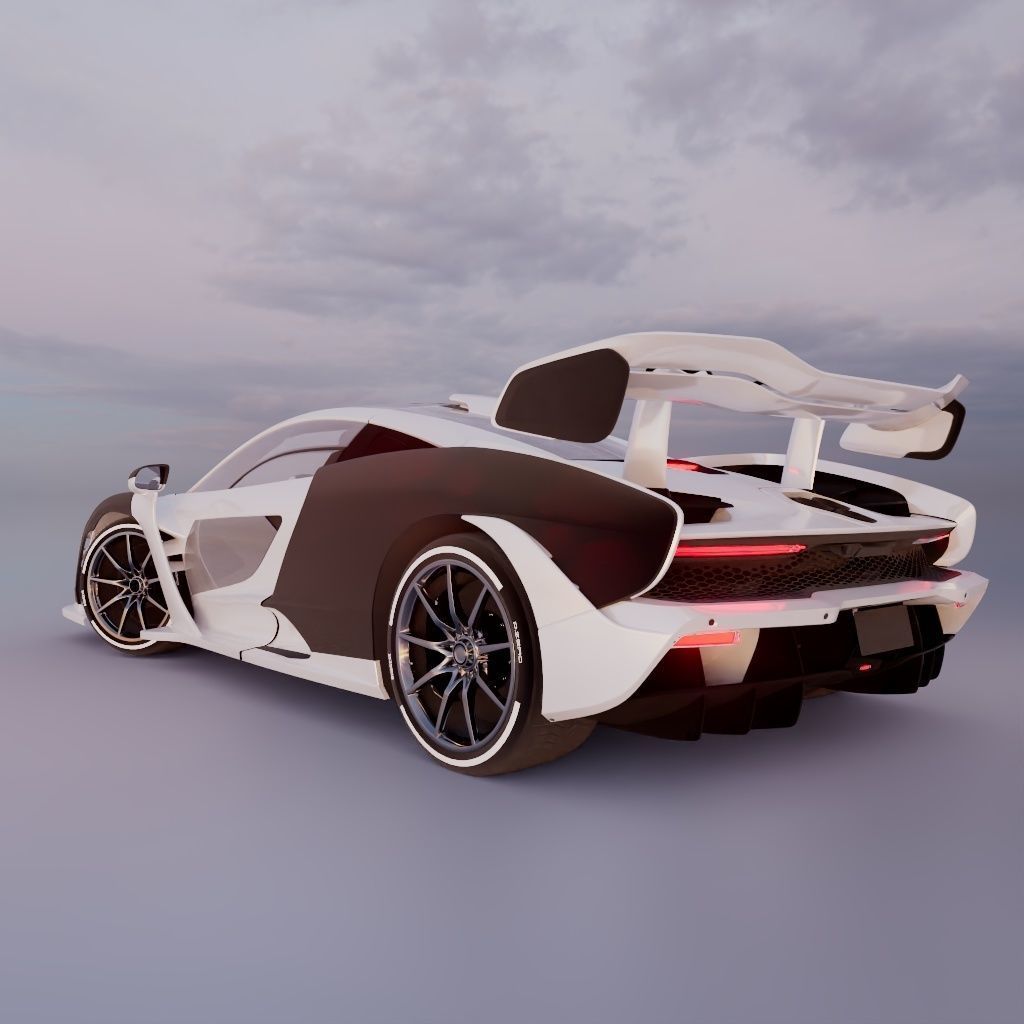 MCLAREN SENNA FULLY RIGGED 3D model_1