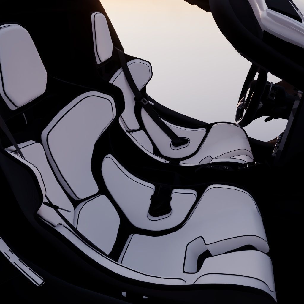 MCLAREN SENNA FULLY RIGGED 3D model_4