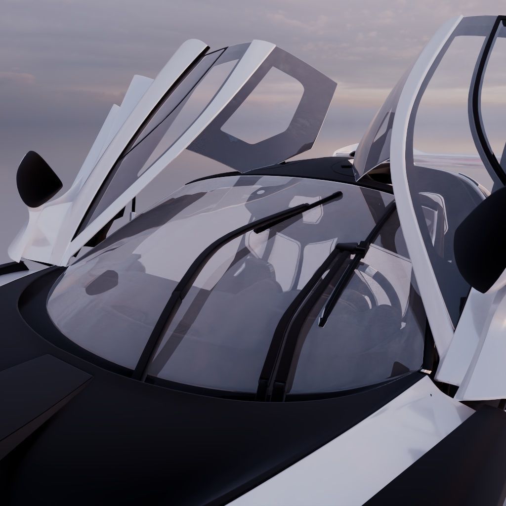 MCLAREN SENNA FULLY RIGGED 3D model_5