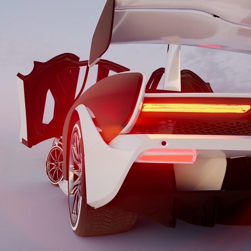 MCLAREN SENNA FULLY RIGGED 3D model_8