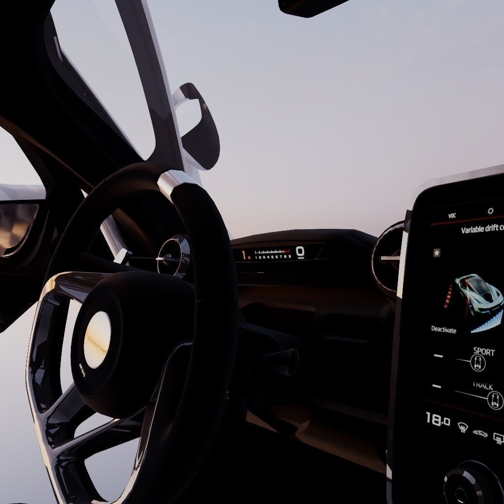 MCLAREN SENNA FULLY RIGGED 3D model_10