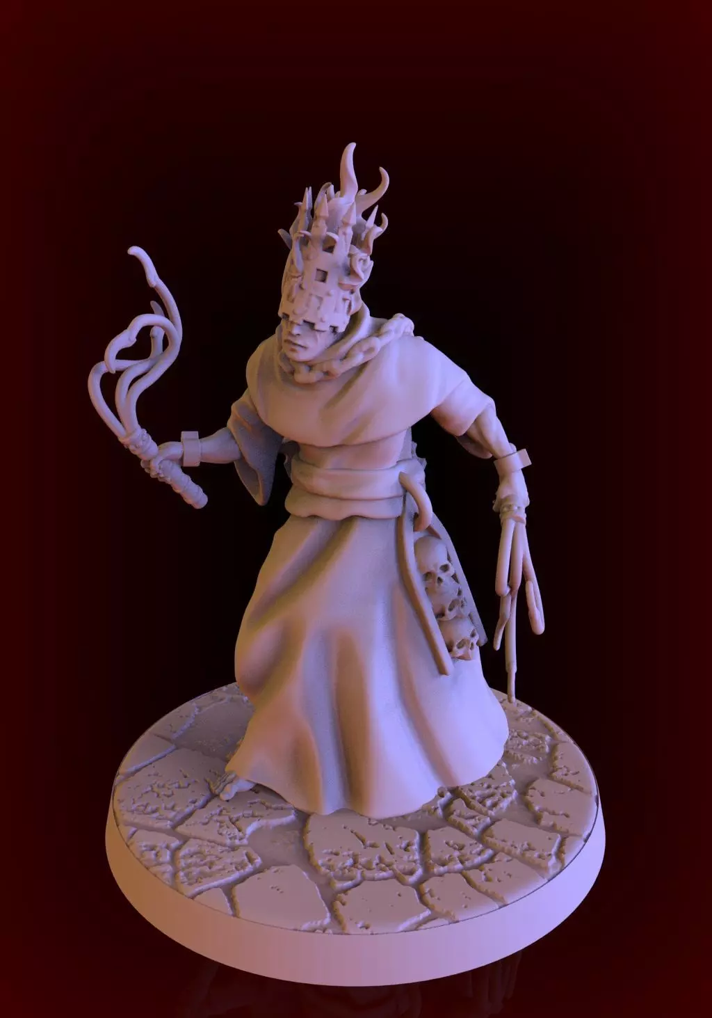 flagellant2 figurine of demon 3D print model_0